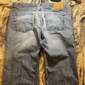 Levi's 514 Straight Fit jeans Men's 36x34 classic medium-washed blue